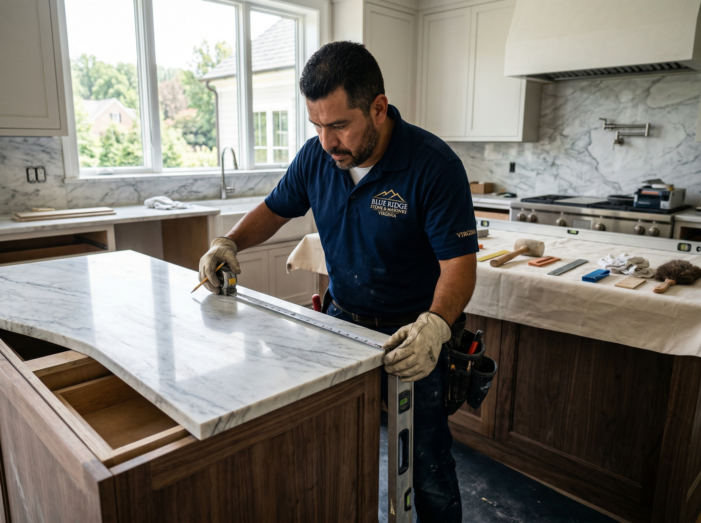 Medina Home Design craftsman at work Springfield VA